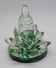 Load image into Gallery viewer, Crystal Kwan Yin on Lotus - Select Color