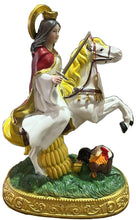 Load image into Gallery viewer, Santa Barbara con Caballo Blanco 15&quot;