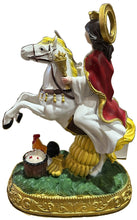 Load image into Gallery viewer, Santa Barbara con Caballo Blanco 15&quot;