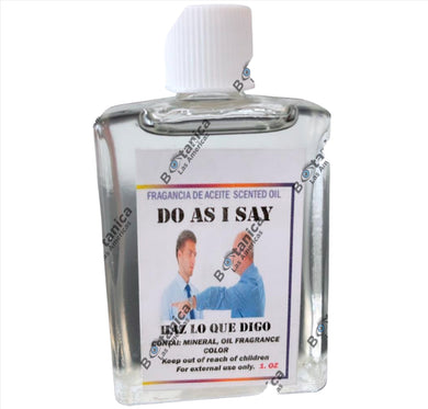 Fragancia De Aceite Haz Lo Que Yo Digo (1oz) / Scented Oil Do As I Say (1oz)