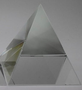 Crystal Pyramid 60mm (Glass) - Select Color