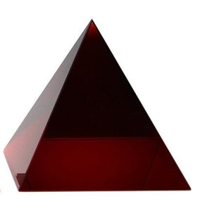 Crystal Pyramid 60mm (Glass) - Select Color