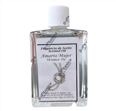Fragancia De Aceite Amarra Mujer (1oz) / Scented Oil Women Tie (1oz)