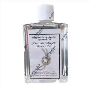 Fragancia De Aceite Amarra Mujer (1oz) / Scented Oil Women Tie (1oz)