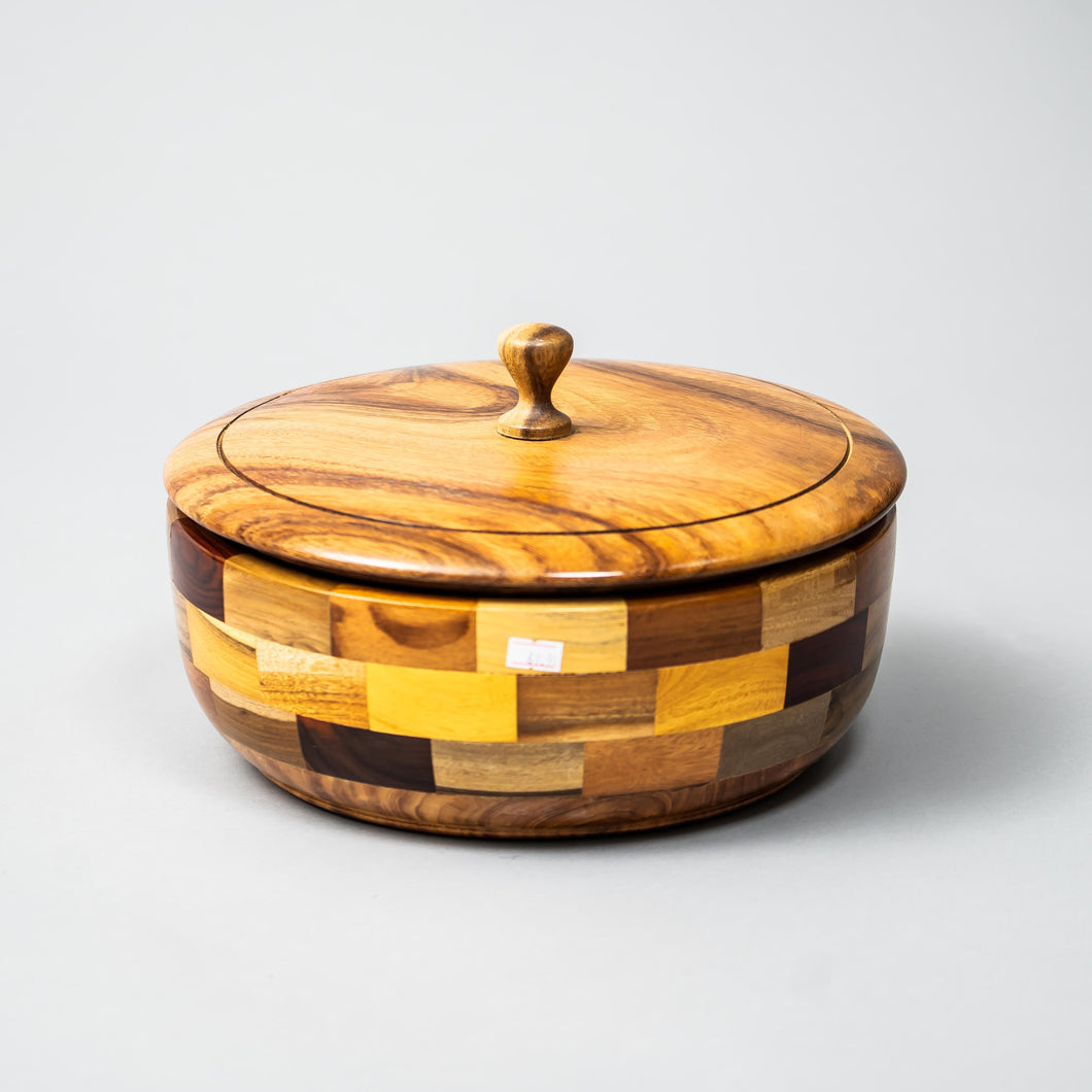 BATEA DE MADERA DE CUADROS PARA ORULA